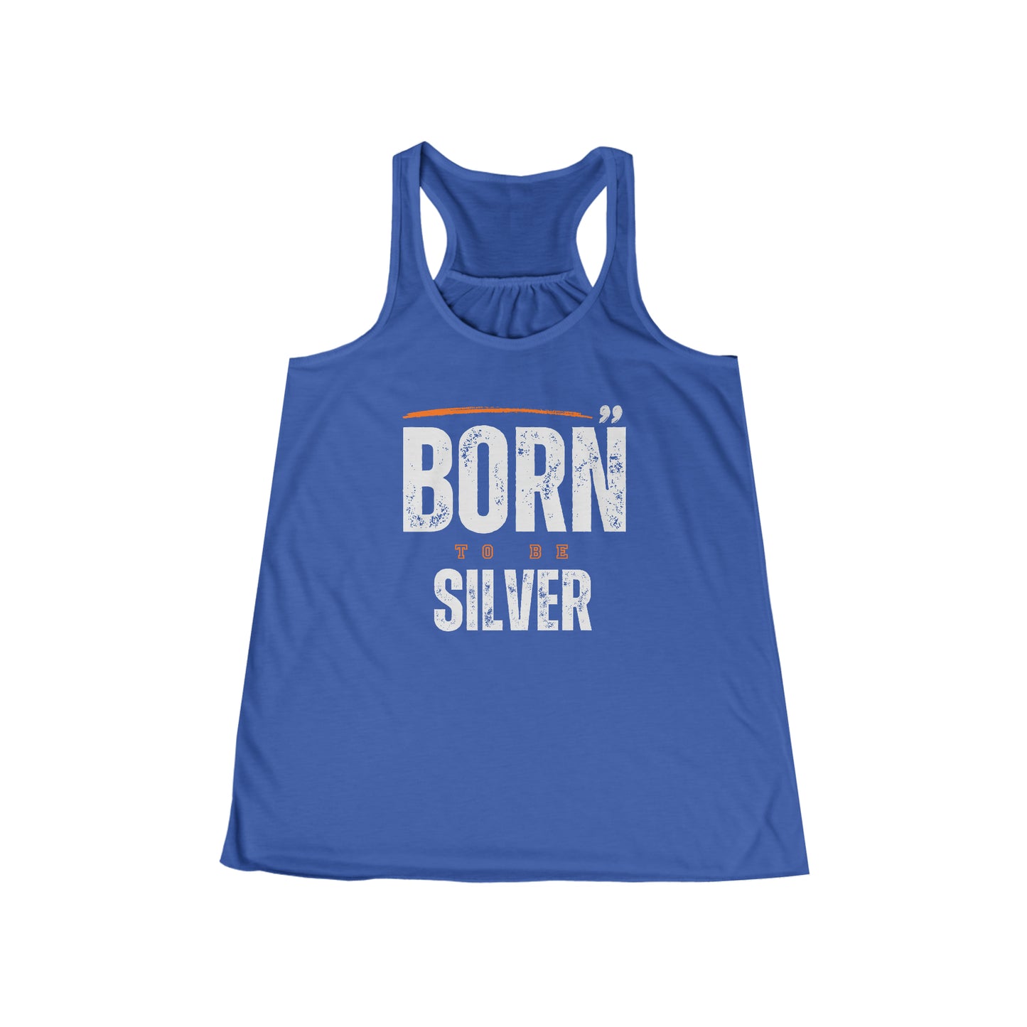 Born Silver. Women's Flowy Racerback Tank