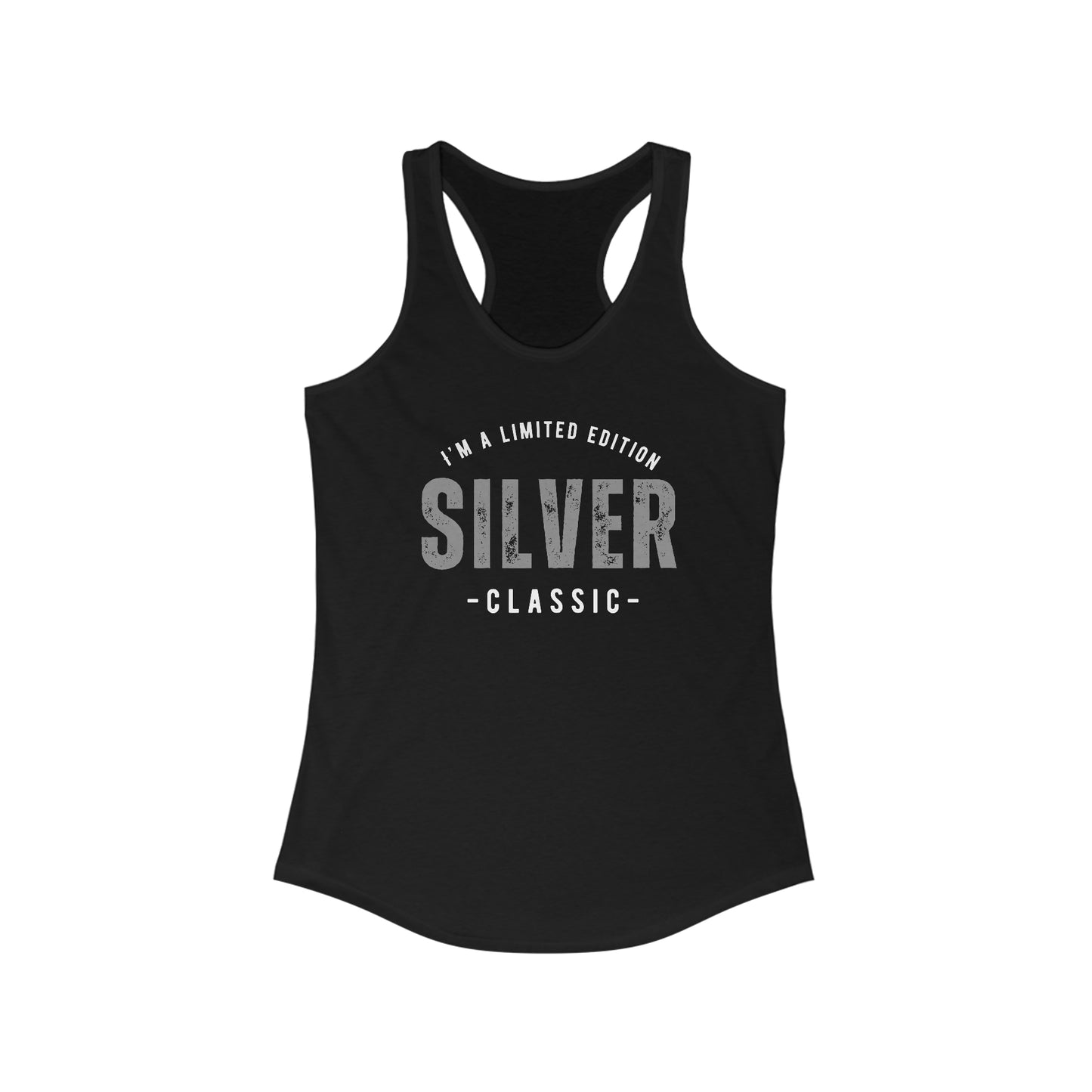 Silver Classic. Women's Ideal Racerback Tank