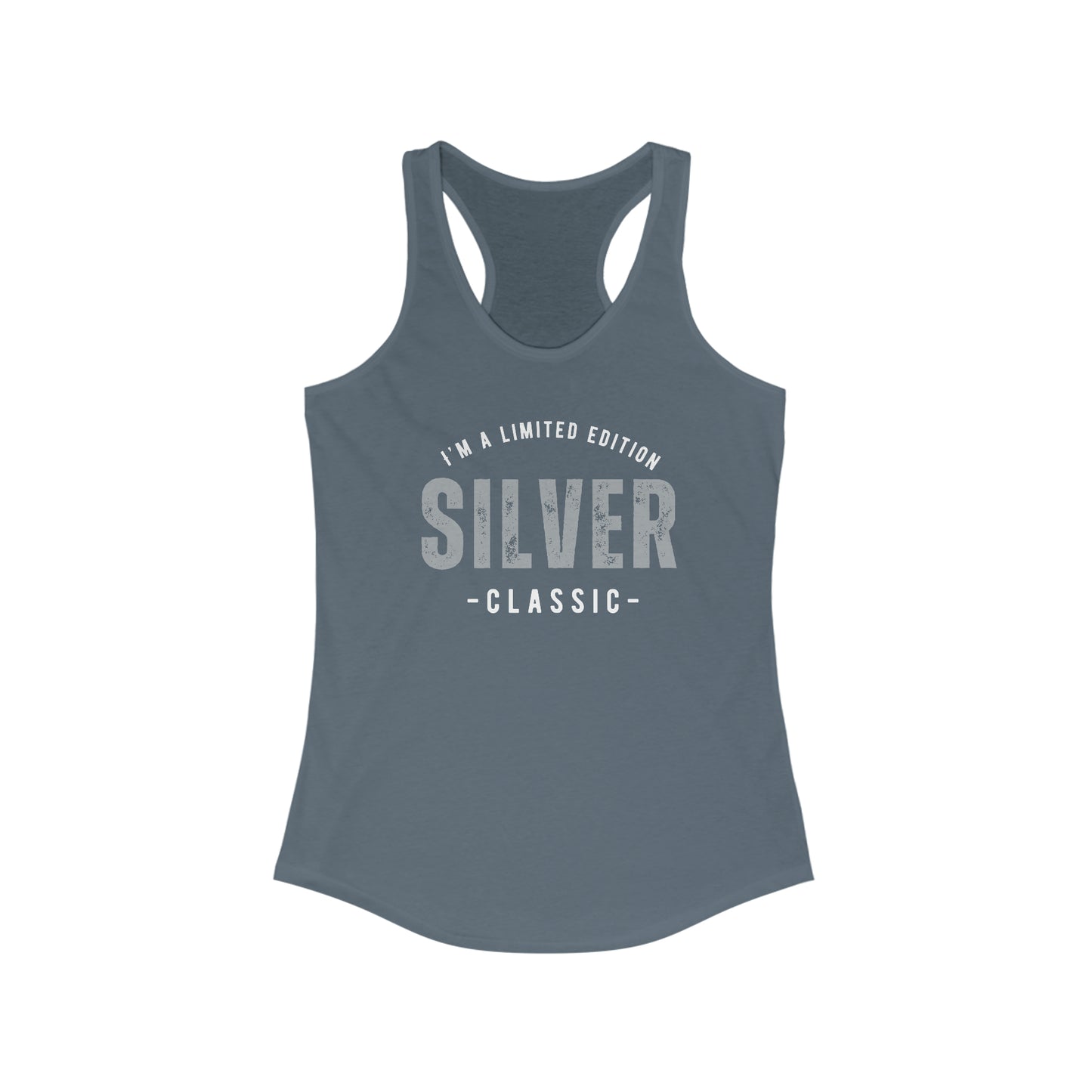 Silver Classic. Women's Ideal Racerback Tank