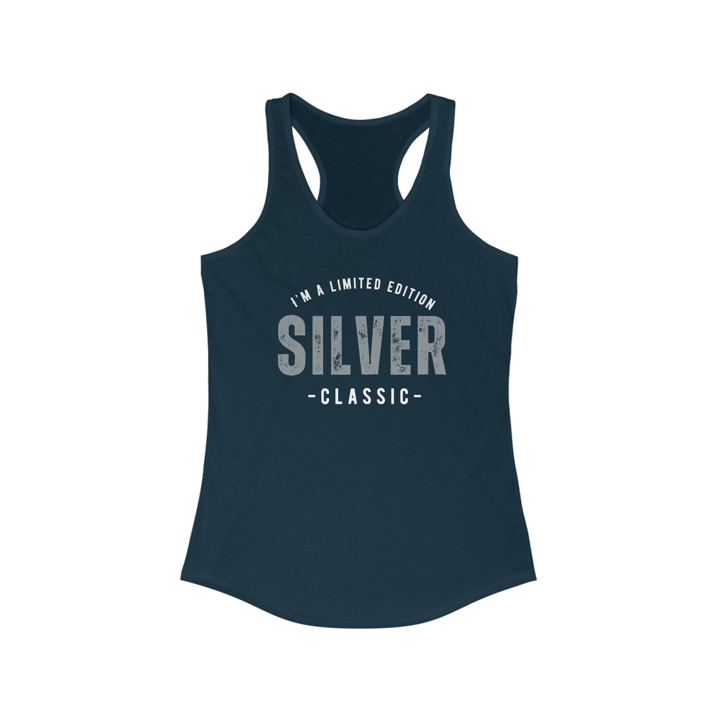 Silver Classic. Women's Ideal Racerback Tank