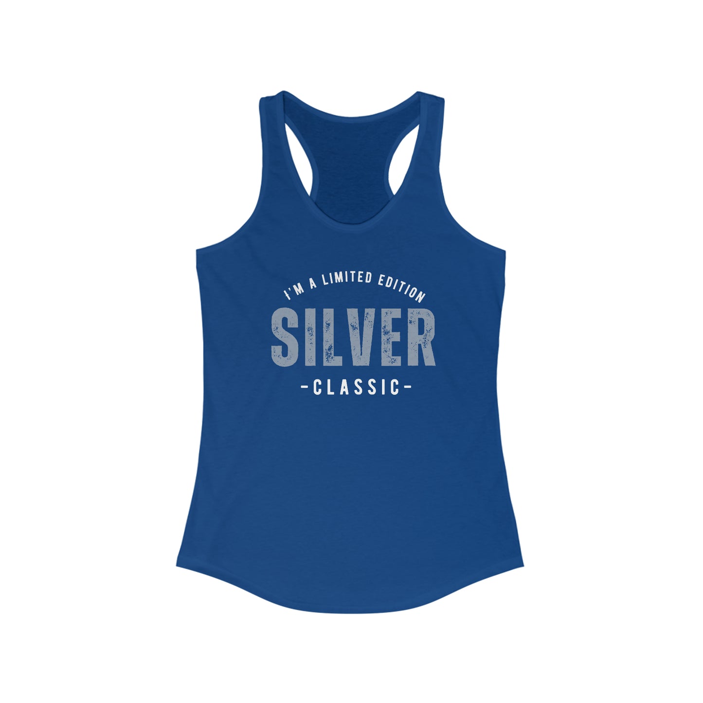 Silver Classic. Women's Ideal Racerback Tank