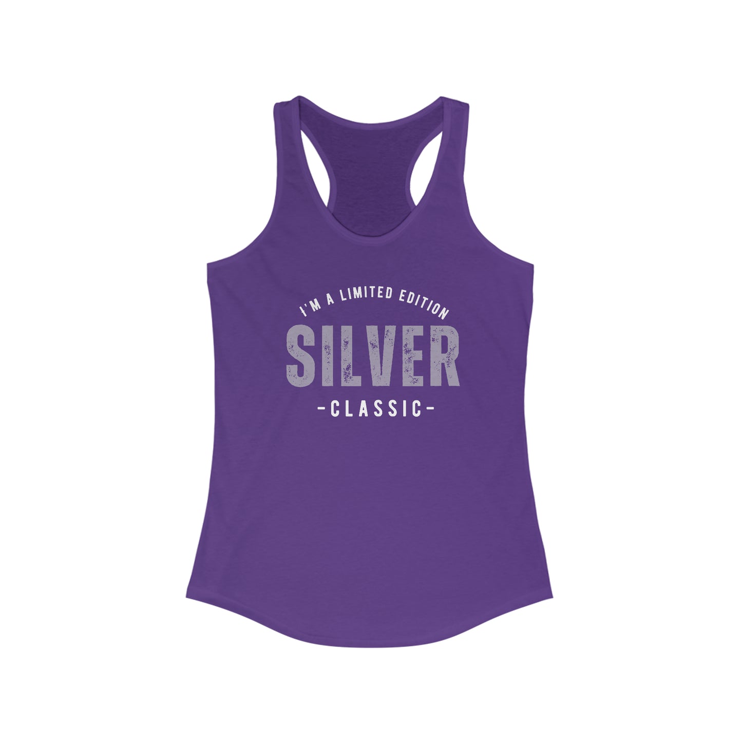 Silver Classic. Women's Ideal Racerback Tank