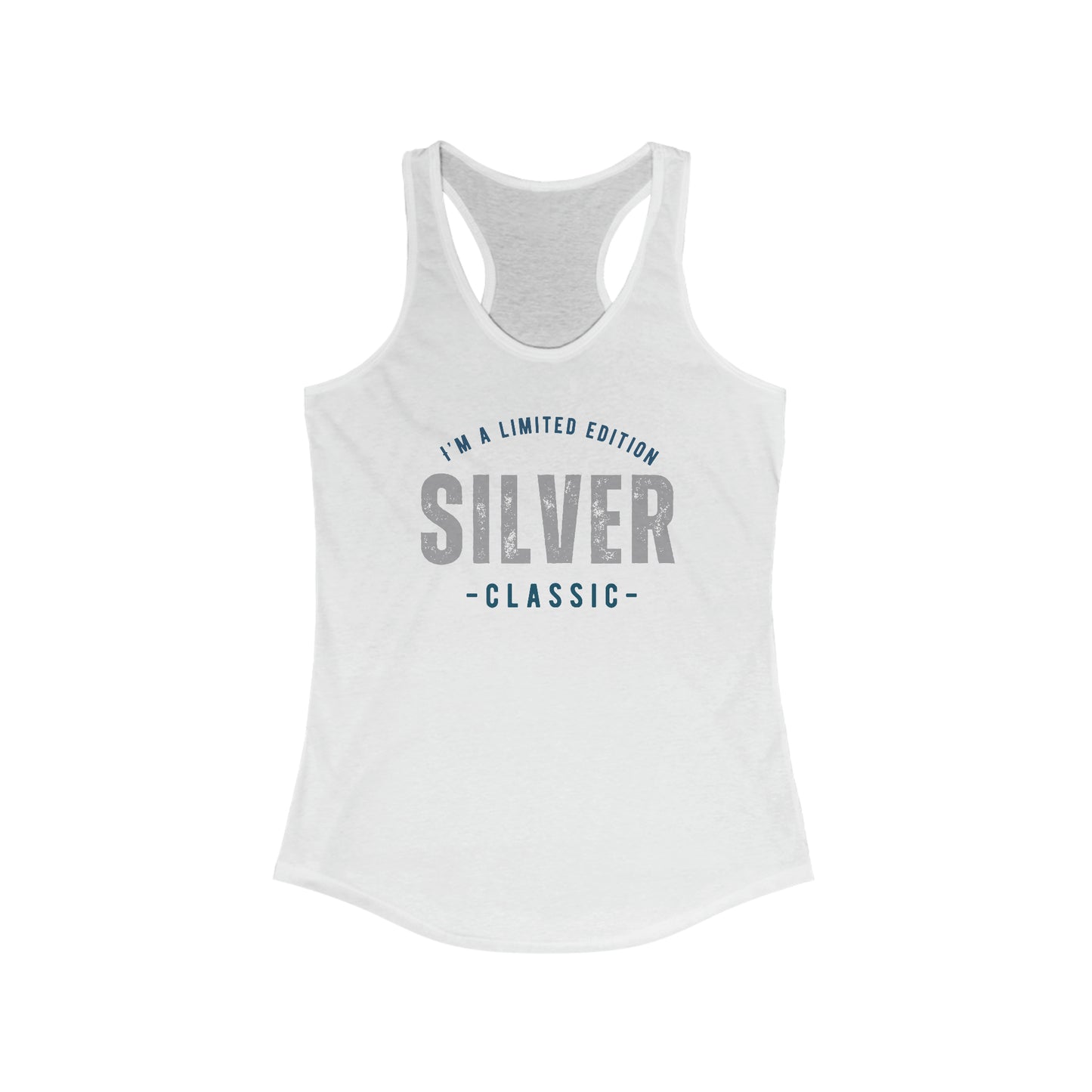 Silver Classic. Women's Ideal Racerback Tank