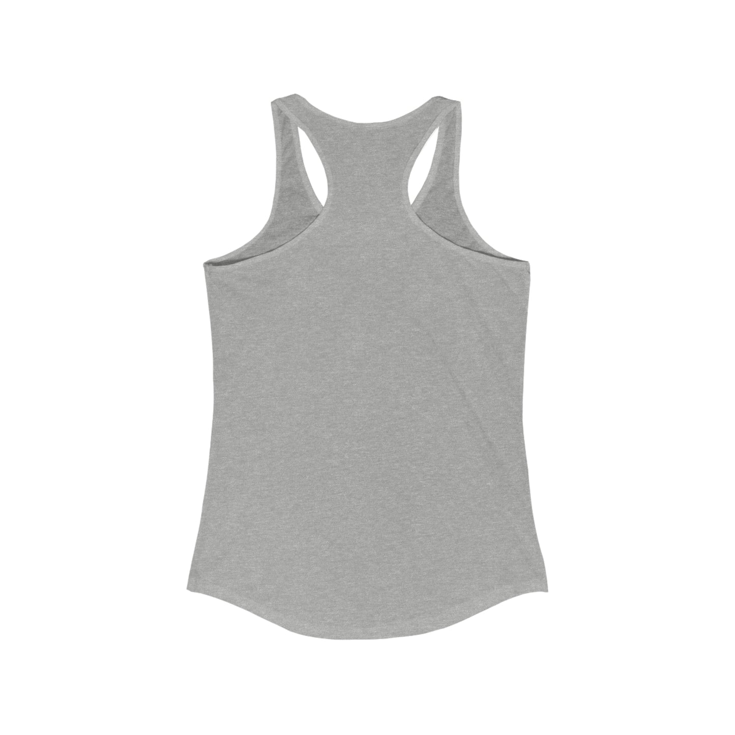 Gray Without Regrets. Women's Ideal Racerback Tank